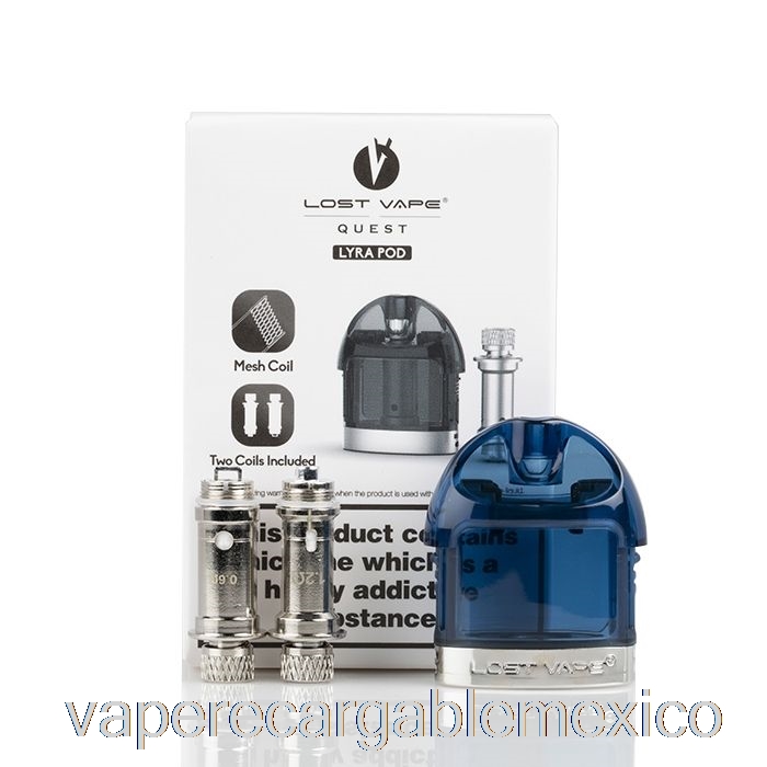 Vape Recargable Vape Perdido Lyra Vainas De Repuesto Azul